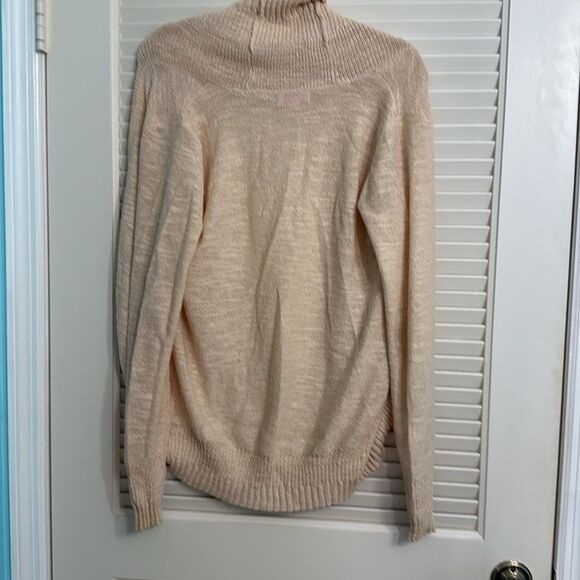 Lilly Pulitzer Amalie Open Front Cardigan Oatmeal Cream Size Medium - Picture 4 of 4